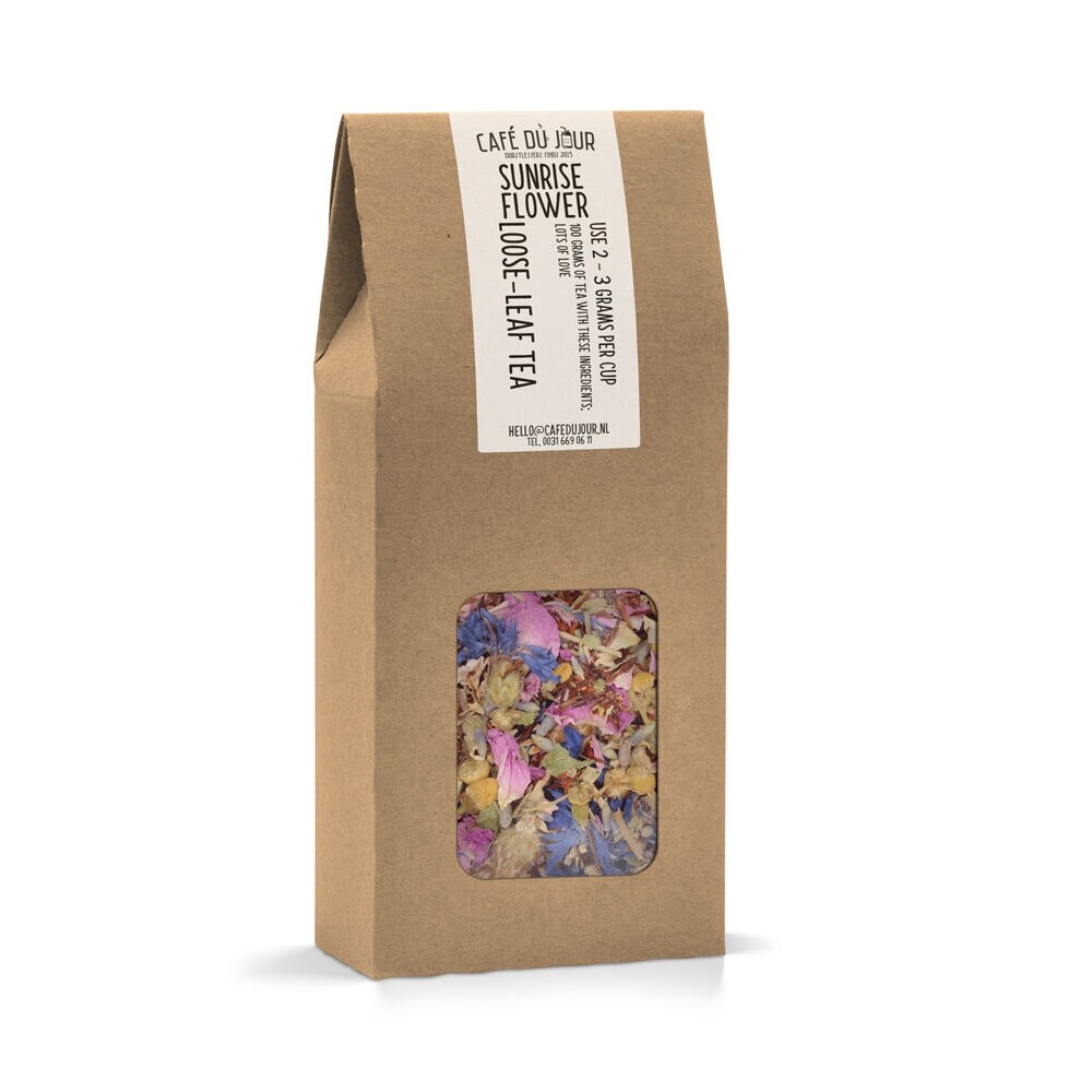 Sunrise Flower - Té rooibos 100 gramos - té a granel Café du Jour