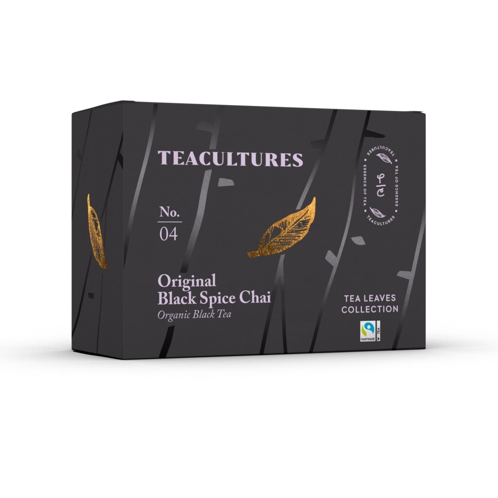 Tea Cultures - Chai negro especiado original - 25 bolsitas de té
