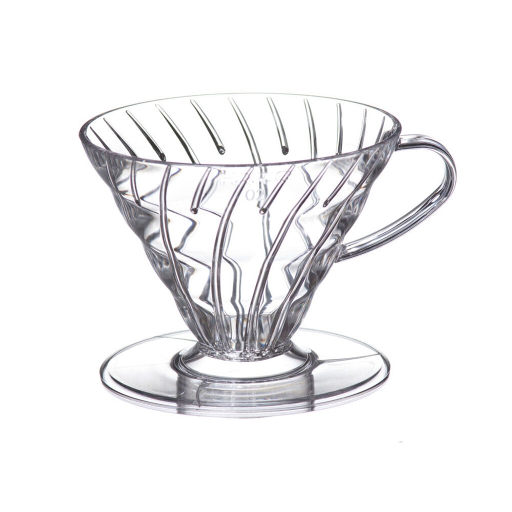 Hario V60 dripper de plástico transparente tamaño 02