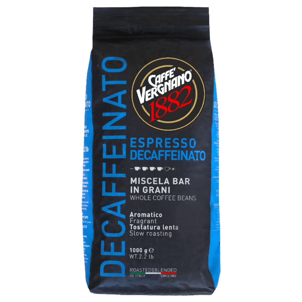 Caffè Vergnano 1882 Espresso Descafeinado - granos de café - 1 kilo