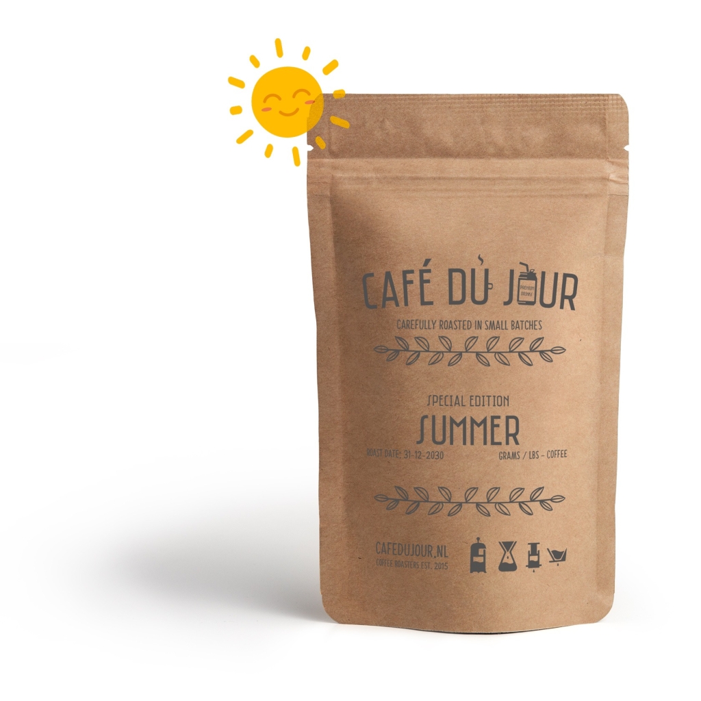 Café du Jour Café de verano - granos de café frescos