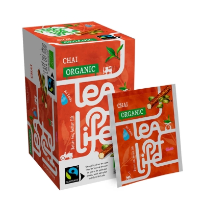 Chai - Orgánico y de Comercio Justo - Tea of Life - 25 bolsitas de té