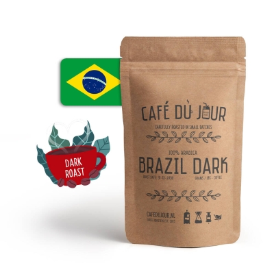 Brasil Tueste Oscuro 100% arabica - Café en grano fresco