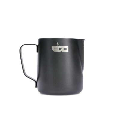 Jarra de leche - acero inoxidable negro mate - 350 ml
