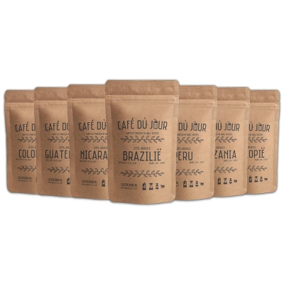 Café fresco de origen único - Café en grano fresco - 7 x 250g