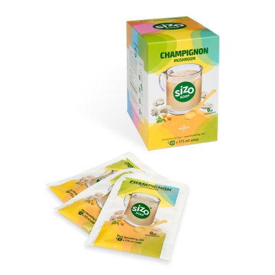 Sizo Sopa de Setas - sopa instantánea - 21 sobres