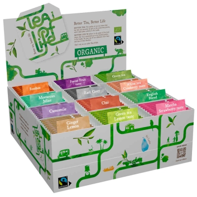 Expositor surtido - Organic & Fairtrade - Tea of Life - 120 bolsitas de té