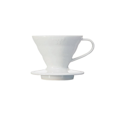 Gotero Hario V60 - porcelana blanca - tamaño 01