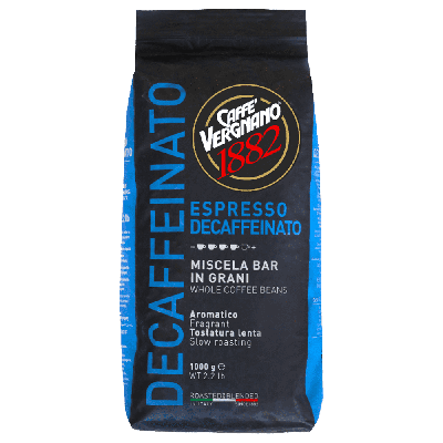 Caffè Vergnano 1882 Decaffeinato Espresso - café en grano - 1 kilo