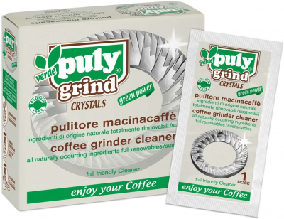 Puly Grind - limpiador de molinillos de café - 10 sobres