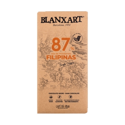 Blanxart - Filipinas Isla de Mindanao - 87% chocolate negro