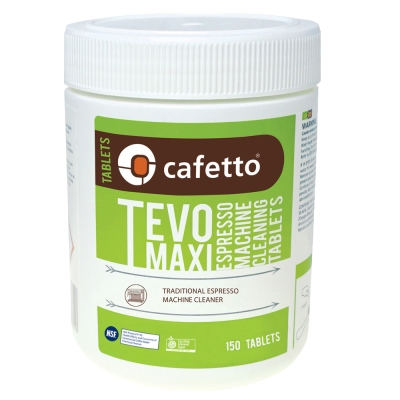 Cafetto Tevo® Maxi - pastillas de limpieza para cafeteras (2,5 g) - 150 unidades