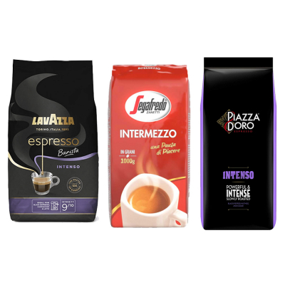 Paquete de café "Extra Espresso" - café en grano - 3 x 1 kilo