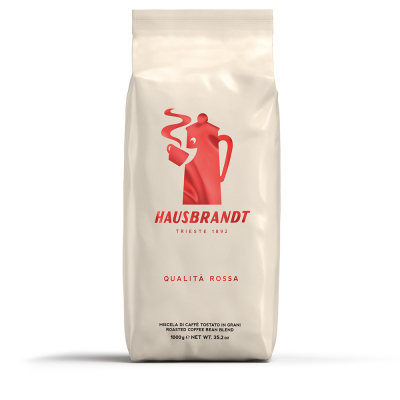 Caffè Hausbrandt Qualità Rossa - café en grano - 1 kilo