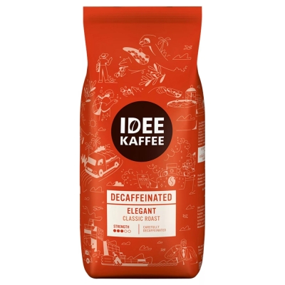 IDEE Kaffee Elegant Descafeinado - café en grano - 1 kilo