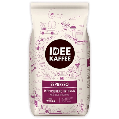 Idee Kaffee Espresso - café en grano - 750 gramos