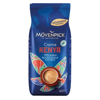 Mövenpick - Café del año - Crema Kenya - café en grano - 1 kilo