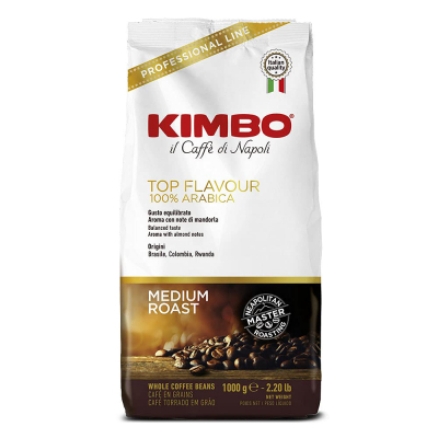Kimbo Espresso Bar Top Flavour 100% arábica - café en grano - 1 kilo