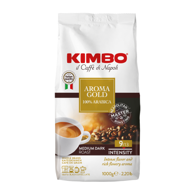 Kimbo Espresso Bar Aroma Gold - café en grano - 1 kilo