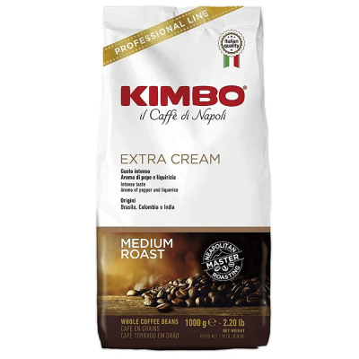 Kimbo Espresso Bar Extra Cream - café en grano - 1 kilo