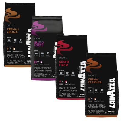 Paquete degustación Lavazza Expert (vending) - café en grano - 4 x 1 kilo 