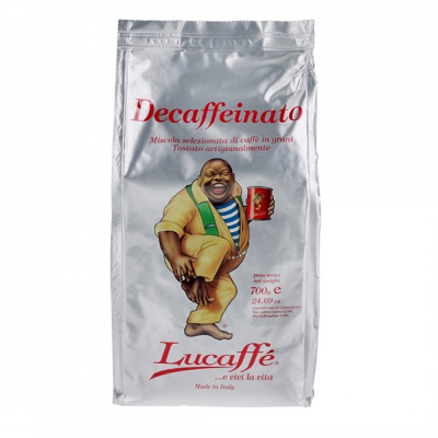 Lucaffé Decaffeinato - café en grano - 700 gramos