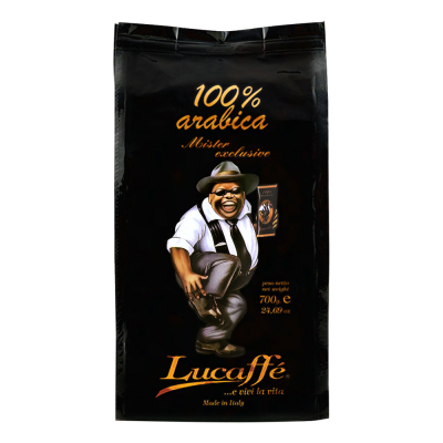 Lucaffé 100% arabica Mister Exclusive - café en grano - 700 gramos