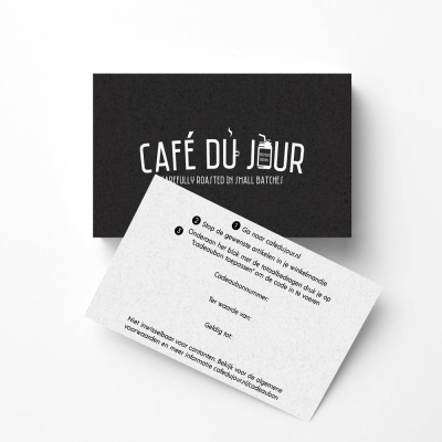 Cheque regalo Café du Jour por correo