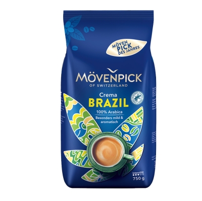 Mövenpick - Café del año - Crema Brasil - café en grano - 750g