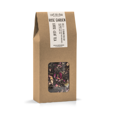 Rose Garden - té negro y verde 100 gramos - Café du Jour té a granel
