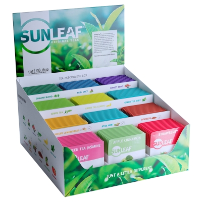 Expositor surtido - Sunleaf - 12 x 10 bolsitas de té