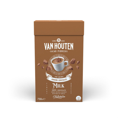 Chocolate con leche molido Van Houten - leche - 750 gramos