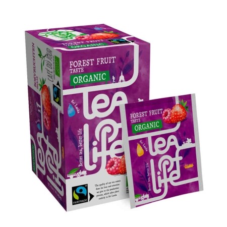 Frutas del Bosque - Orgánico y de Comercio Justo - Tea of Life - 25 bolsitas de té