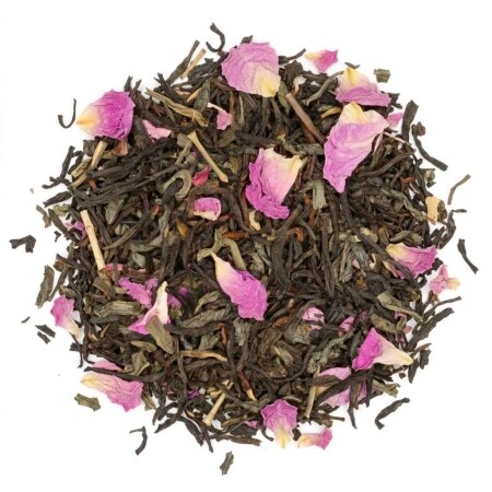 Rose Garden - té negro y verde 100 gramos - Café du Jour té a granel
