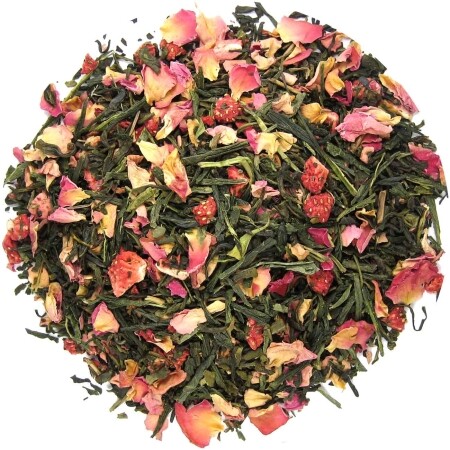 Strawberry Fields Forever - té verde 100 gramos - Café du Jour Té Suelto