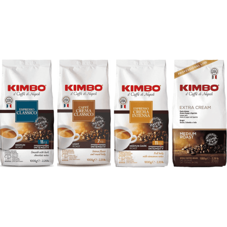 Kimbo Pack Degustación Italiano Clásico - 4 x 1 kg
