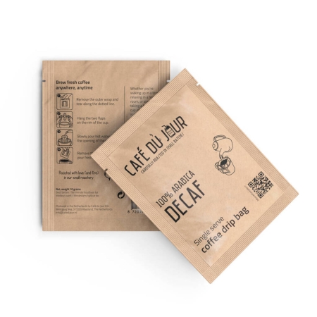 100% arabica Descafeinado - Café Monodosis Goteo Bolsa - 1 unidad
