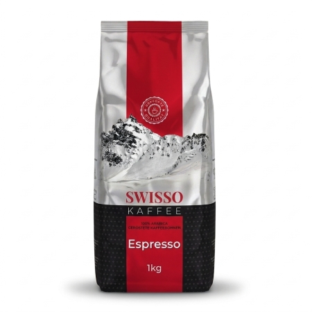 Swisso Kaffee Espresso - café en grano - 1 kilo