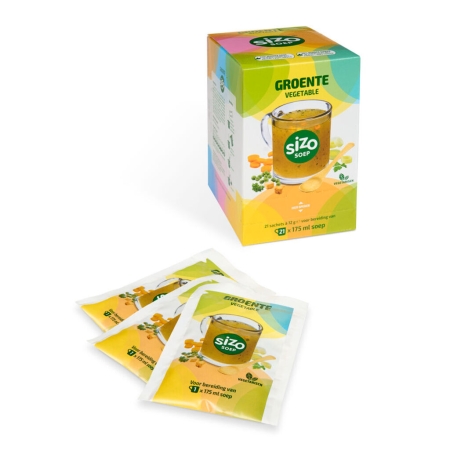 Sizo Sopa de Verduras - sopa instantánea - 21 sobres