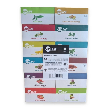 Estuche surtido - Sunleaf - 12 x 25 bolsas de té