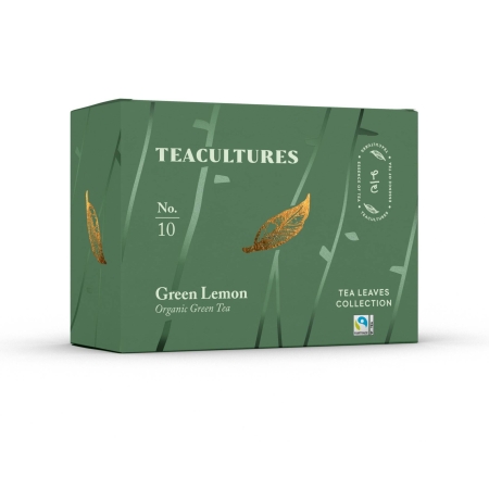 Tea Cultures - Green Lemon - 25 bolsitas de té