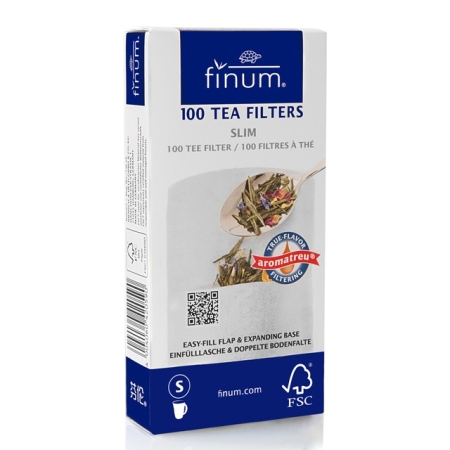 Filtros de té S Finum - 2 a 4 tazas - 100 unidades