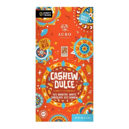 Auro - Dulce de anacardo - 32% chocolate blanco