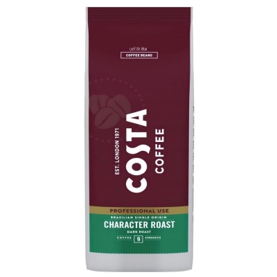 Costa Coffee Origen Único Brasileño Tostado Oscuro - granos de café - 1 kilo