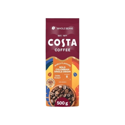Costa Coffee Colombian Roast - granos de café - 500 gramos
