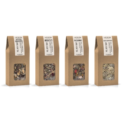 Té fresco a granel Café du Jour - Paquete Go Green - 4 x 100 gramos