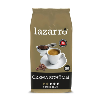 Lazarro Crema Schümli - granos de café - 1 kilo