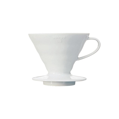 Gotero Hario V60 - porcelana blanca - tamaño 02