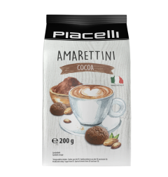 Cacao Amarettini - Macarrones italianos - 200 gramos