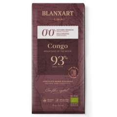 Blanxart - Congo 0,0% azúcares añadidos - 93% chocolate negro (BIO)
